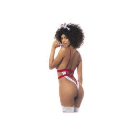 Costume infirmière avec body et serre-tête 